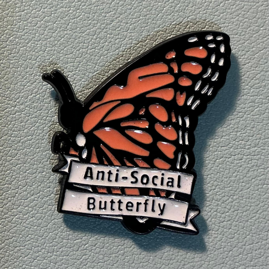 Anti Social Butterfly Needle Minder