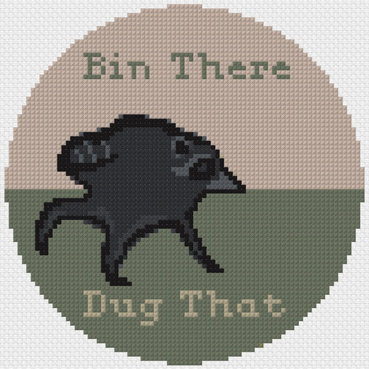 There goes Jimothy the Raccoon Canvas