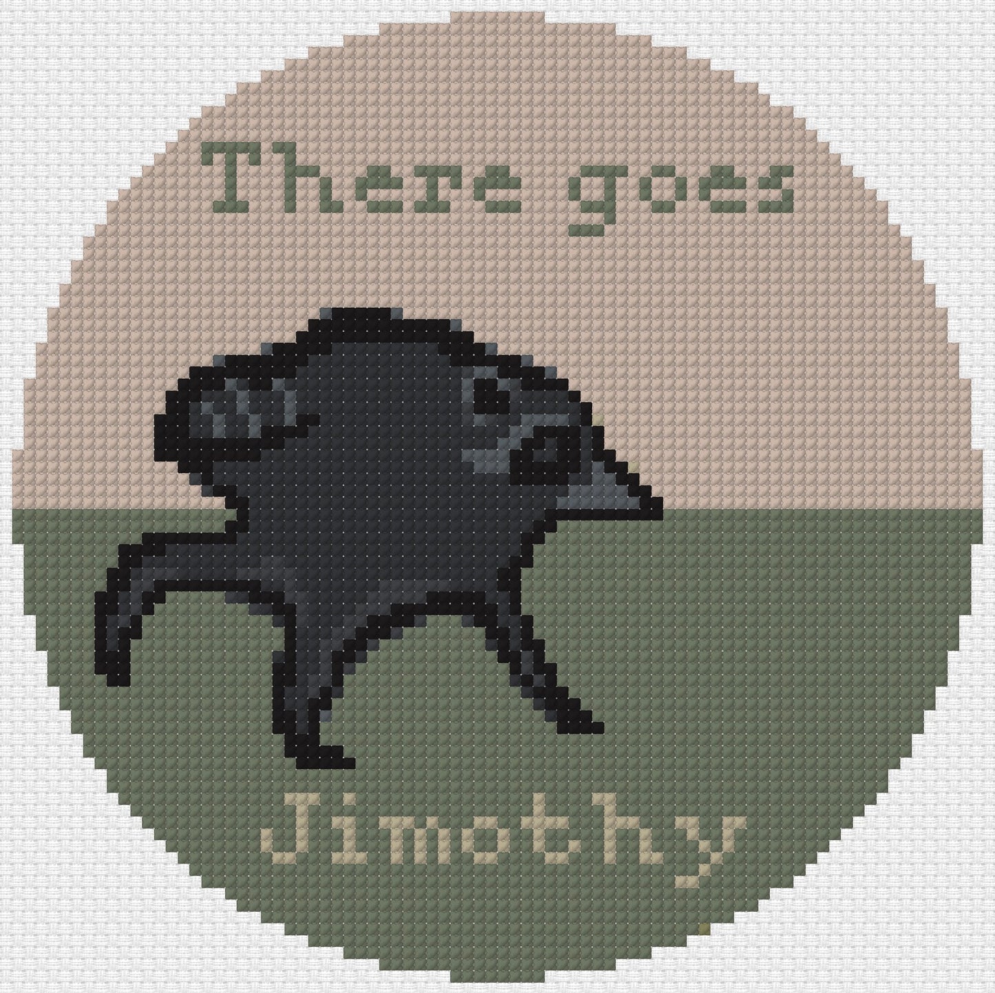 There goes Jimothy the Raccoon Canvas