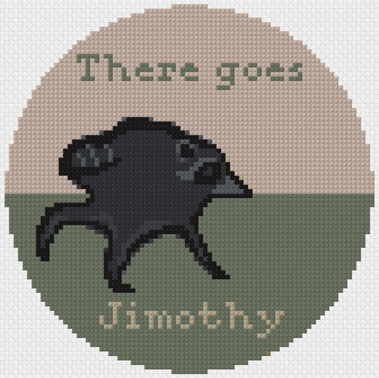 There goes Jimothy the Raccoon Canvas