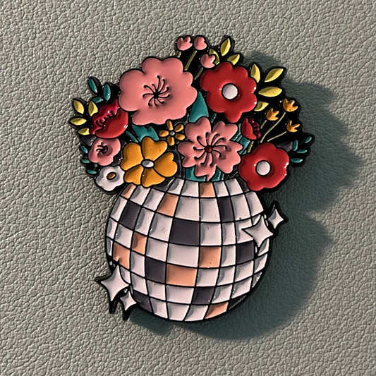 Mosaic Vase Needle Minder