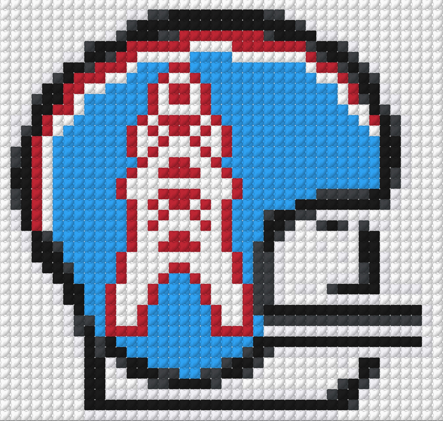 Texas Oilers Helmet Canvas #150