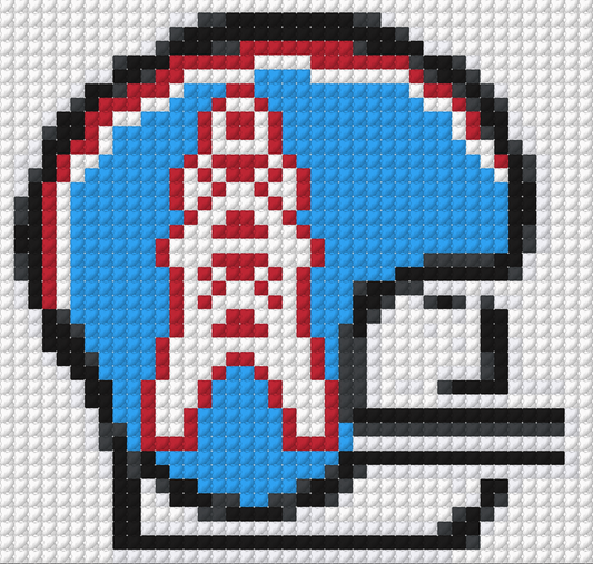 Texas Oilers Helmet Canvas #150