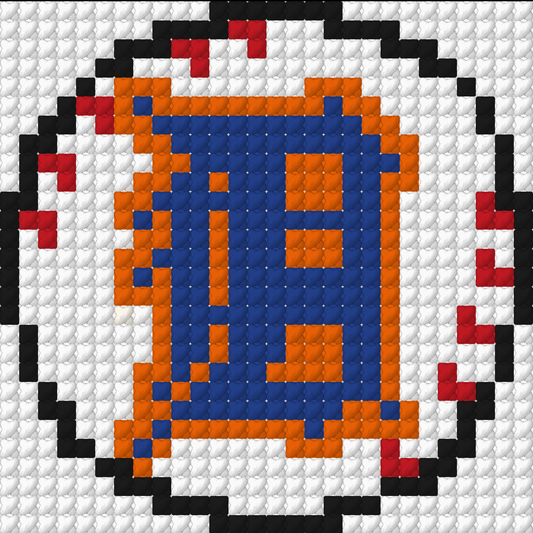 Detroit Baseball Canvas #140