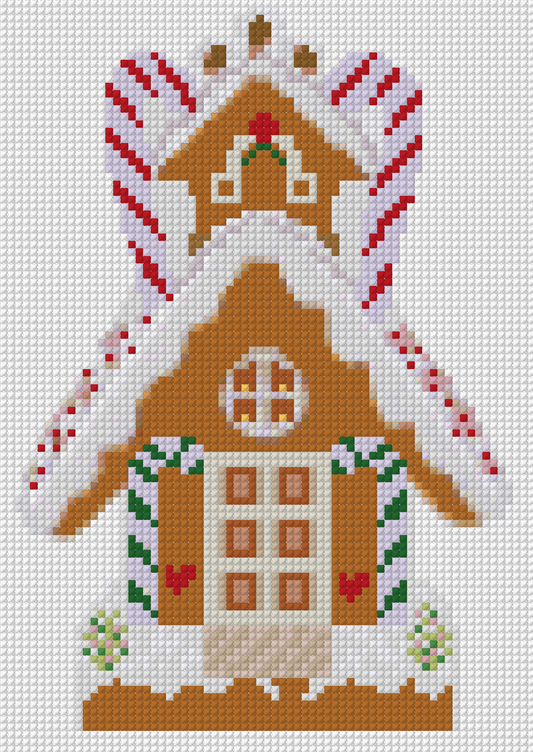 Christmas Gingerbread House Canvas #313