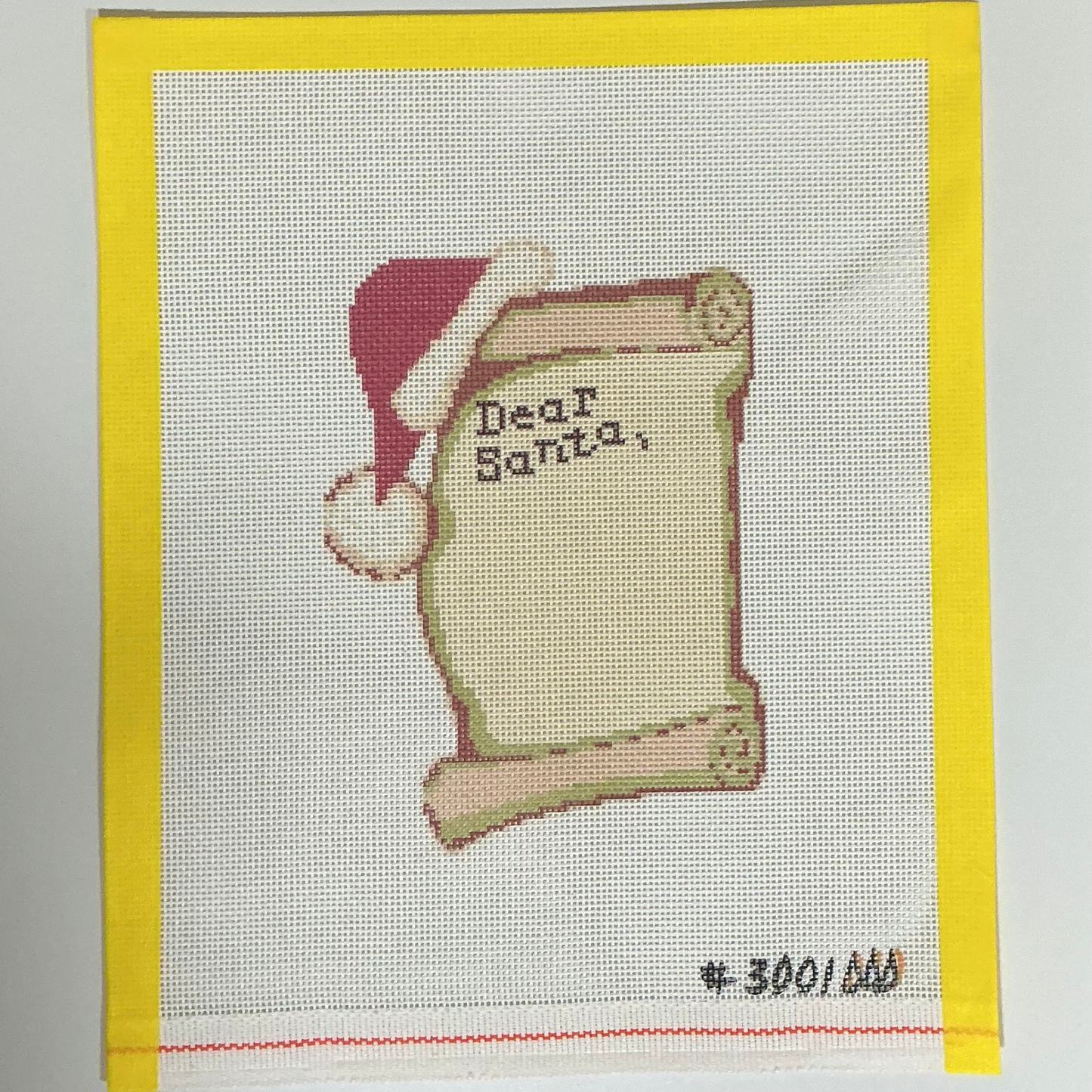 Dear Santa Christmas Needlepoint Canvas