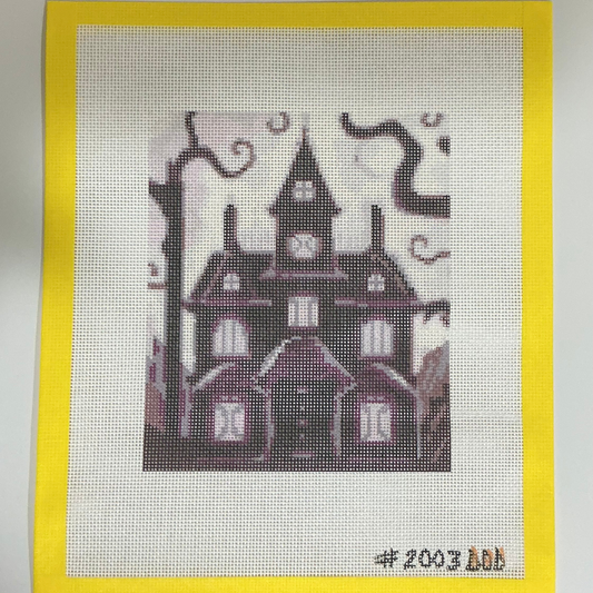 Purple Haze Haunted House #2003 Canvas